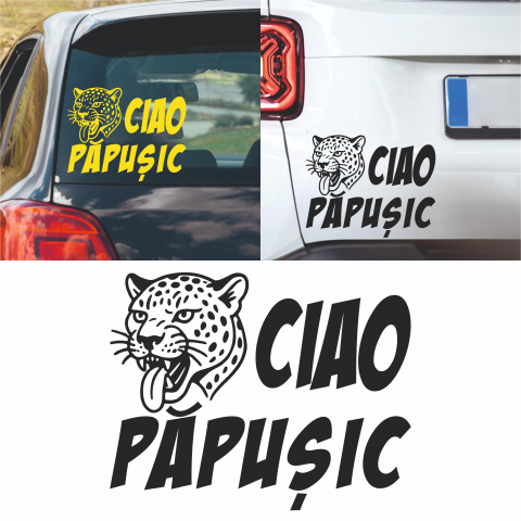 Diverse - Sticker Auto - Ciao Papusic