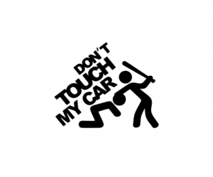 Stickere Auto - Sticker Auto - Don't Touch My Car