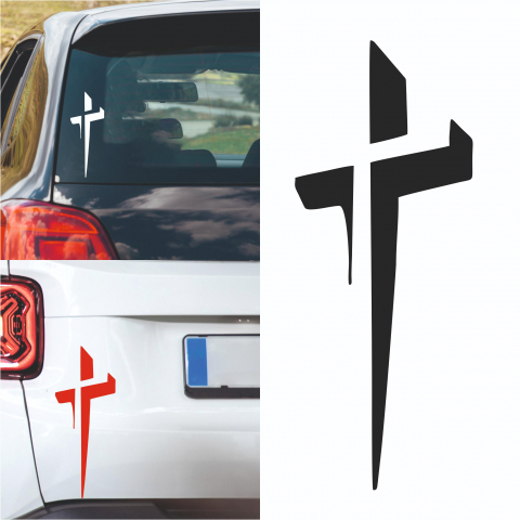 Stickere Auto - Sticker Auto - Cruce 3D
