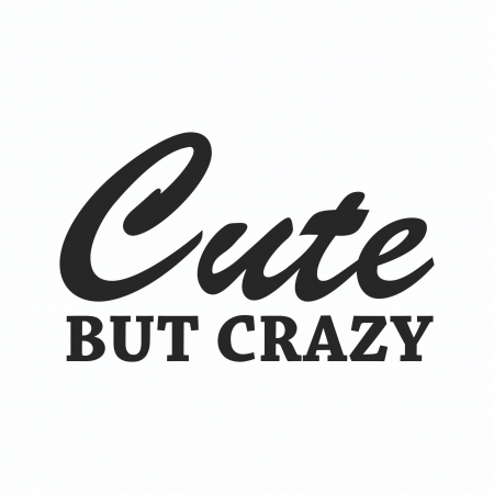 Sticker Auto - Cute but Crazy [1]