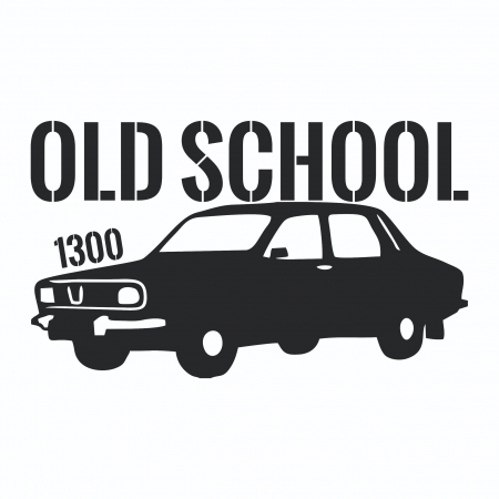 Sticker Auto - Dacia 1300 Old School [1]