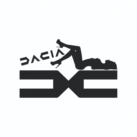 Sticker Auto - Dacia sexy woman [1]