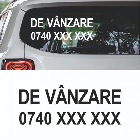 Stickere Auto - Sticker Auto - De vanzare + numar telefon