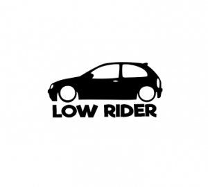 Low - Sticker Auto Low - Rider Corsa