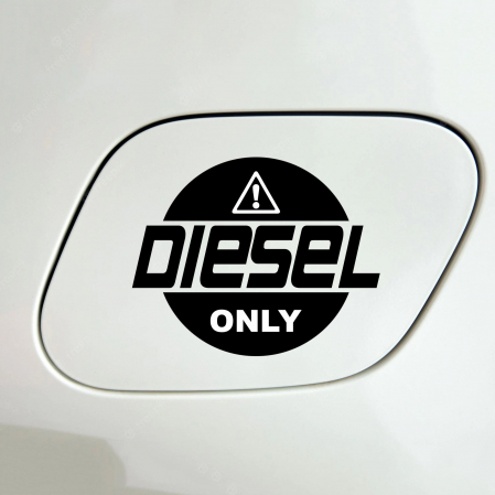 Stickere auto rezervor - Sticker Auto - Diesel only