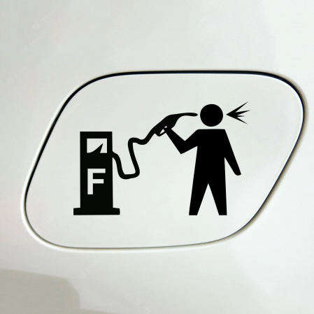 Stickere auto rezervor - Sticker Auto - Rezervor Shot
