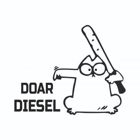 Sticker Auto - Doar Diesel [1]