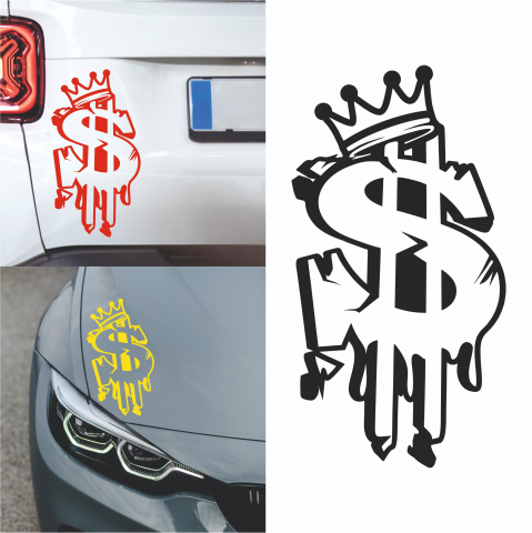 Diverse - Sticker Auto - Dolar Drip