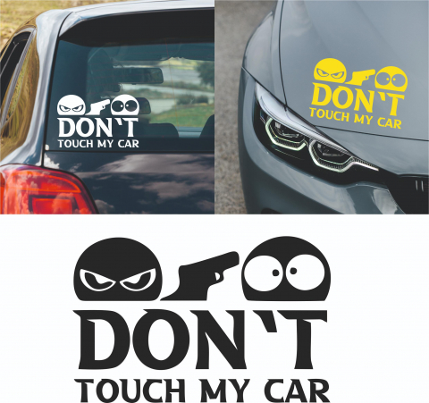 Diverse - Sticker Auto - Don't touch my car boy