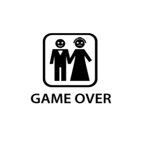 Stickere Auto - Sticker Auto - Game Over Wedding