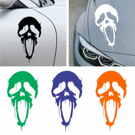Stickere Gaming / Filme - Sticker Auto - Dripping Ghostface