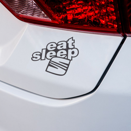 Seat - Sticker Auto - Eat Sleep Seat
