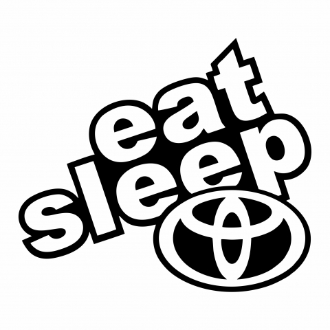 Sticker Auto - Eat sleep Toyota [1]