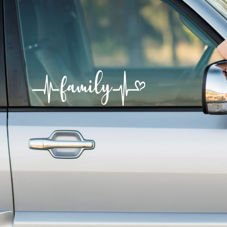 Mesaje - Sticker Auto - Family puls