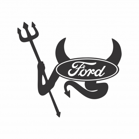 Sticker Auto Ford - Devil [1]