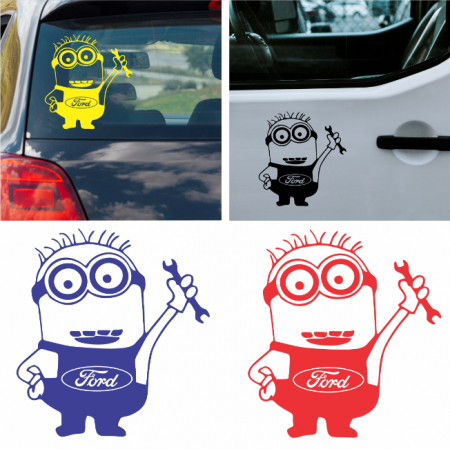 Ford - Sticker Auto Ford - Minion