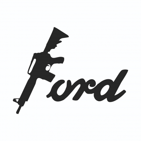 Sticker Auto Ford - Pusca [1]