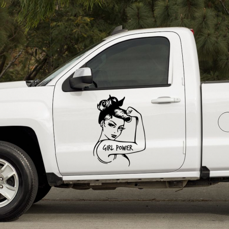 Stickere auto pentru fete
