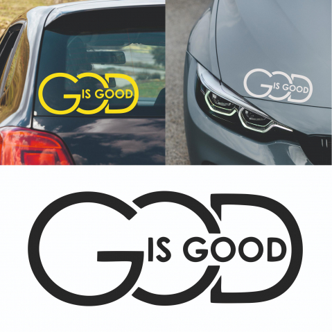 Stickere Auto - Sticker Auto - God is good