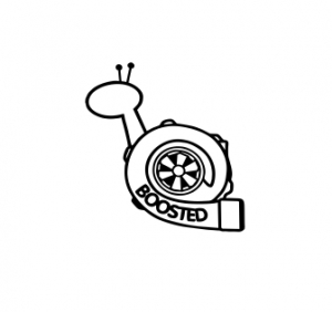 Stickere Auto - Sticker Auto - Boosted