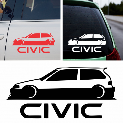 Honda - Sticker Auto - Honda Civic