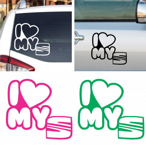 Seat - Sticker Auto - I love Seat
