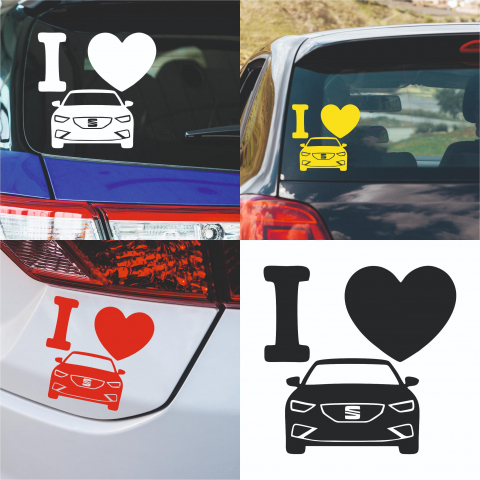 Seat - Sticker Auto - I love Seat