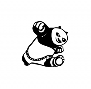 Stickere Funny - Sticker Auto - Panda