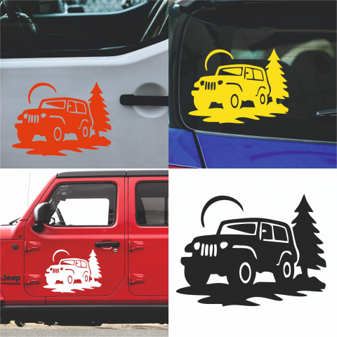 Jeep - Sticker Auto - Jeep Life