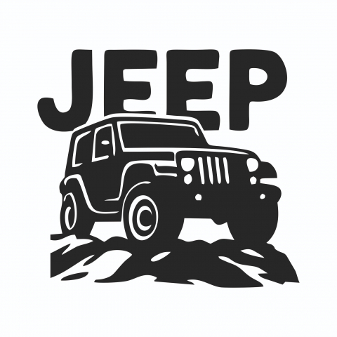 Sticker Auto - Jeep offroad [1]