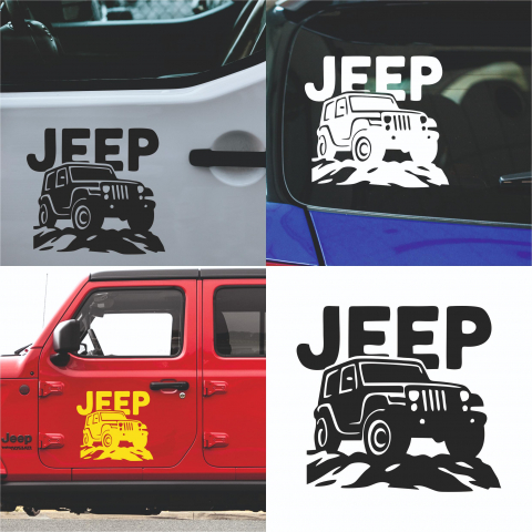 Jeep - Sticker Auto - Jeep offroad