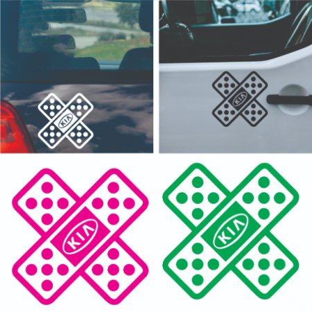 Kia - Sticker auto KIA - Plasture