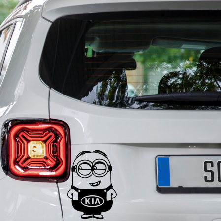 Kia - Sticker Auto - Kia Minion