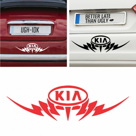 Kia - Sticker Auto Kia - Tribal
