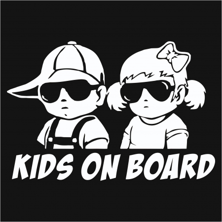Sticker auto - Kids on board [1]