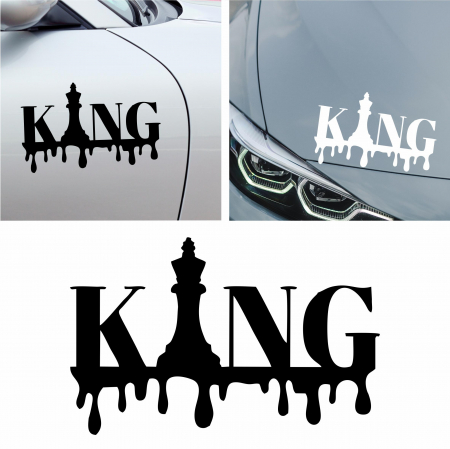 Stickere Gaming / Filme - Sticker Auto - King