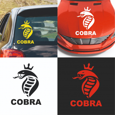 Stickere Gaming / Filme - Sticker Auto - King Cobra