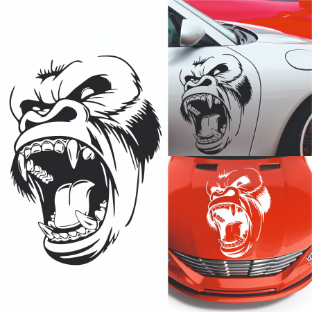 Stickere Gaming / Filme - Sticker Auto - King Kong