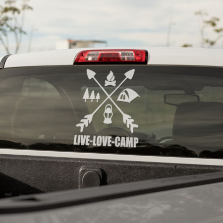 Stickere Auto - Sticker Auto - Live Love Camp