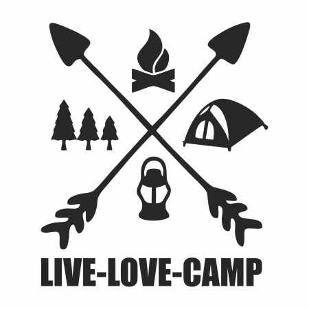 Sticker Auto - Live Love Camp [1]