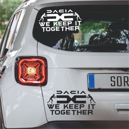 Stickere Marci Auto - Sticker Auto - Logan We keep it together