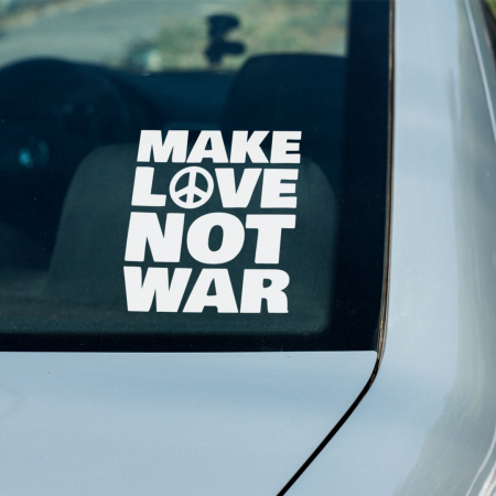 Stickere auto Army - Sticker Auto - Make love not war