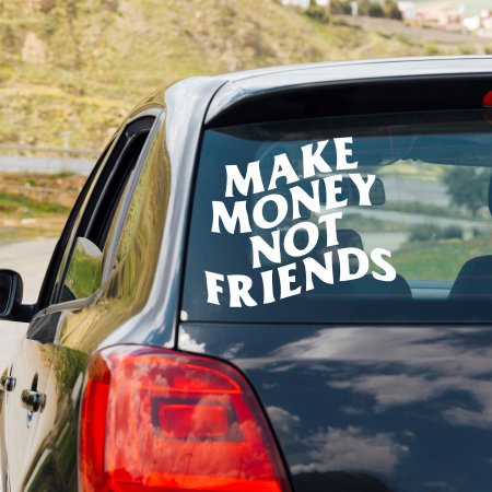 Mesaje - Sticker Auto - Make money not friends