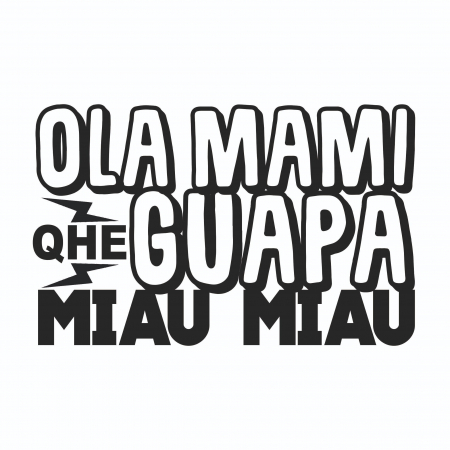 Sticker Auto Meme - Ola mami que guapa [1]