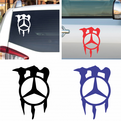 Mercedes Benz - Sticker Auto - Monster Mercedes