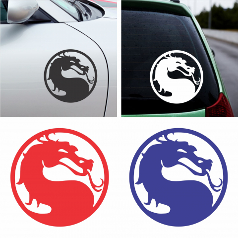 Stickere Gaming / Filme - Sticker Auto - Mortal Kombat