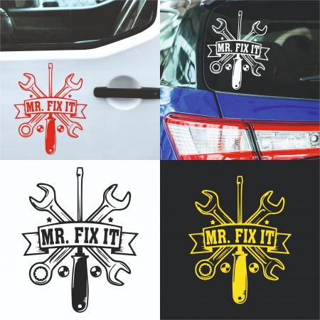 Tunning - Sticker Auto - Mr. Fix it
