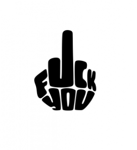 Stickere Auto - Sticker Auto Fuck You