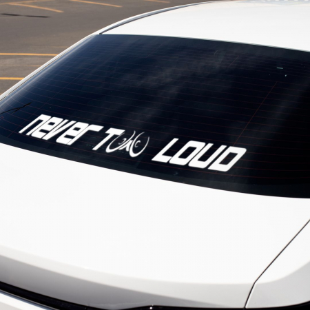 Stickere auto car audio / bass - Sticker Auto - Never too loud