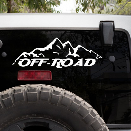 Off-Road - Sticker Auto - Off road Munte